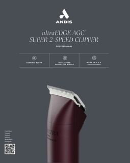 Andis Clipper AGCB Super 2 Speed Burgundy