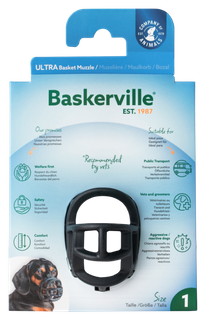 Baskerville ULTRA Basket Muzzle Size 1