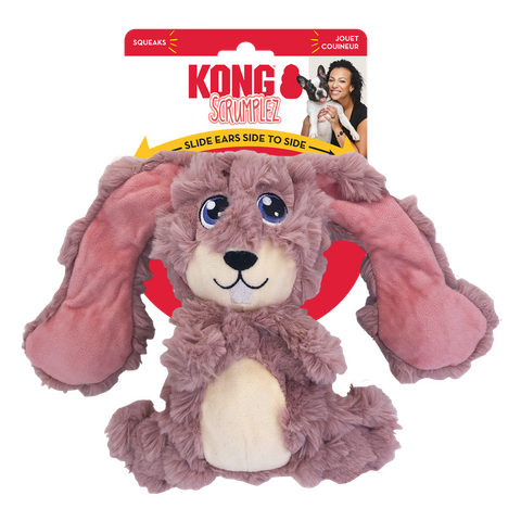 KONG SCRUMPLEZ BUNNY MEDIUM