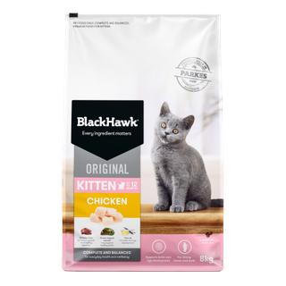 Black Hawk Original Kitten Food Chicken 8kg