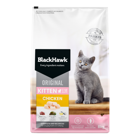 Black Hawk Original Kitten Food Chicken 8kg