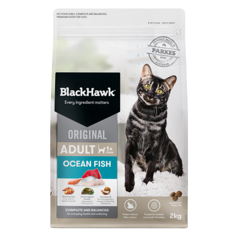 Black Hawk Original Cat Food Ocean Fish 2kg