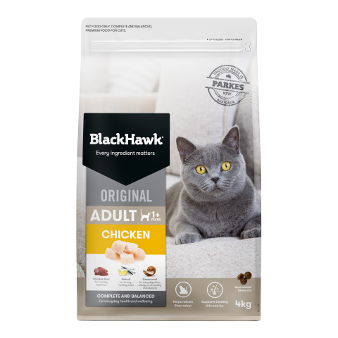 Black Hawk Original Cat Food Chicken 4kg