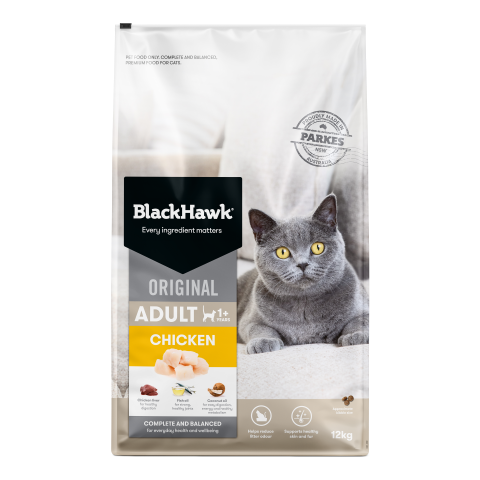 Black Hawk Original Cat Food Chicken 12kg