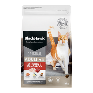 Black Hawk Original Cat Food Chicken Kangaroo 4kg