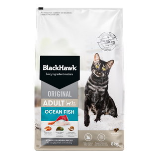 Black Hawk Original Cat Food Ocean Fish 8kg