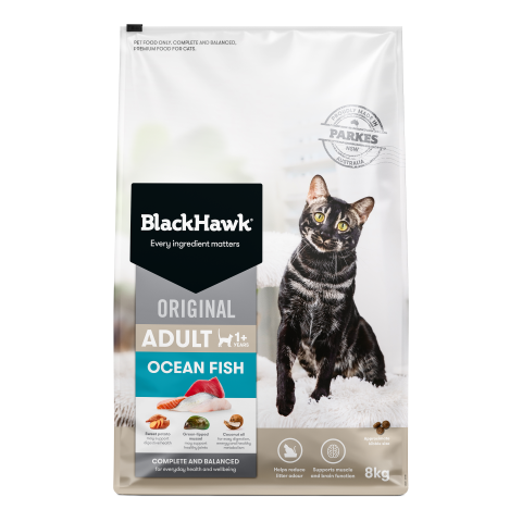 Black Hawk Original Cat Food Ocean Fish 8kg