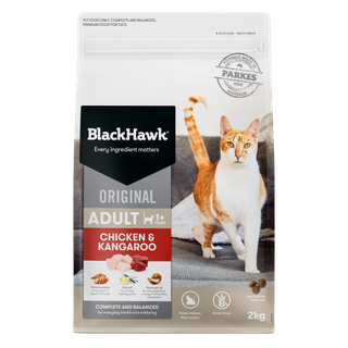 Black Hawk Original Cat Food Chicken Kangaroo 2kg