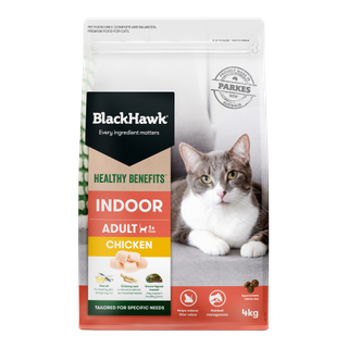 Black Hawk Healthy Benefits Indoor Cat Food Chicken 4kg