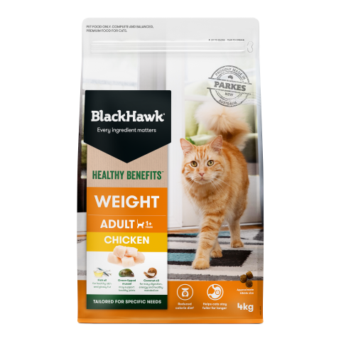 Black Hawk Healthy Benefits Weight Management Cat Food Chicken 4kg