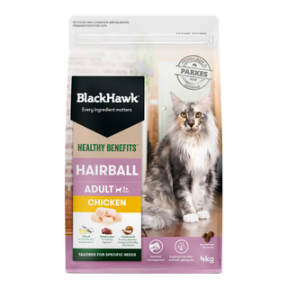 Black Hawk Healthy Benefits Hairball Cat Food Chicken 4kg