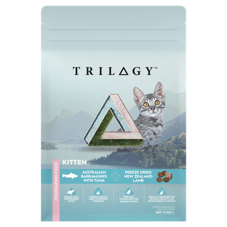 TRILOGY KITTEN BARRAMUNDI & TUNA 1.2KG