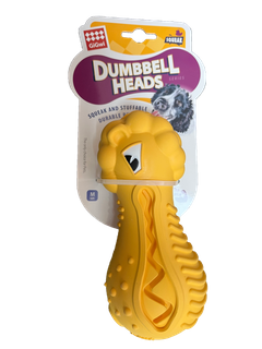 GIGWI DUMBELL HEADS TREAT DISPENSER LION