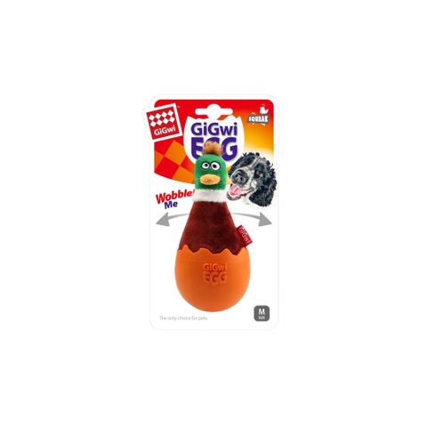 GIGWI WOBBLE EGG DUCK