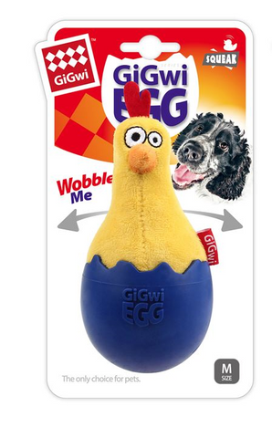 GIGWI WOBBLE EGG ROOSTER