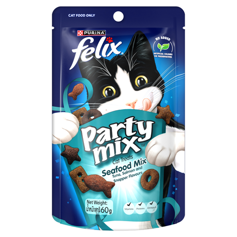 FELIX Party Mix Seafood Cat Treats 60g