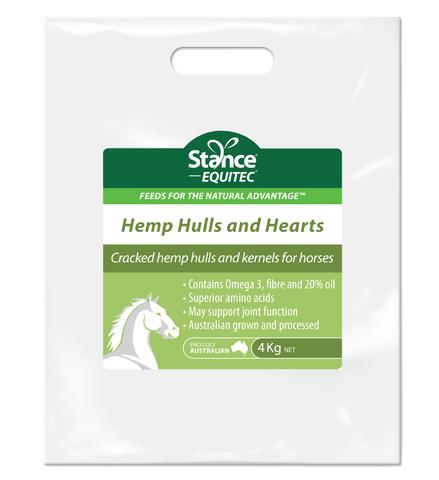 STANCE EQUITEC HEMP HULLS AND HEART 4KG *DATING JULY 2024