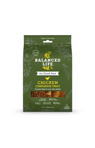 VETS ALL NATURAL BALANCED LIFE TREAT CHICKEN 140G *DATED MAY 2024