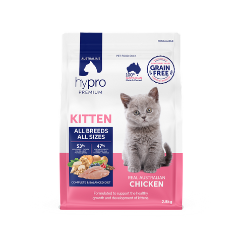 HYPRO PREMIUM GRAIN FREE KITTEN CHICKEN 2.5KG