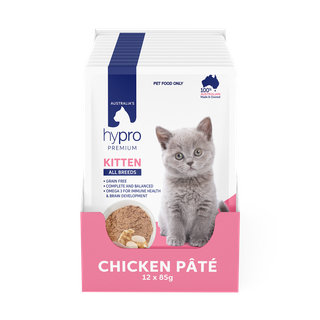 HYPRO PREMIUM GRAIN FREE KITTEN CHIC PATE 85GX12