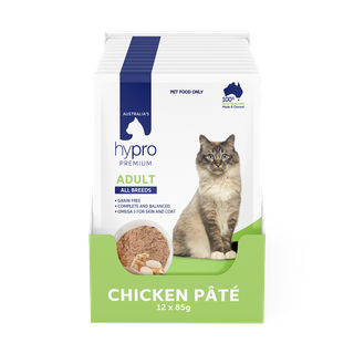 HYPRO PREMIUM GRAIN FREE CHICKEN PATE 85GX12