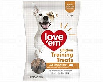 Love Em Chicken Training Treats 200g