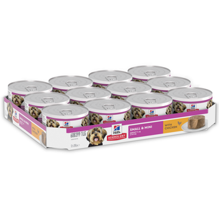 Science Diet Adult Small & Mini with Chicken Canned Dog Food 12x200g