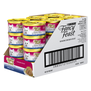 Fancy Feast Classic Pate Senior Chicken Feast Gourmet 24X85G