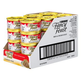 Fancy Feast Classic Pate Beef & Chicken Feast Gourmet 24X85G