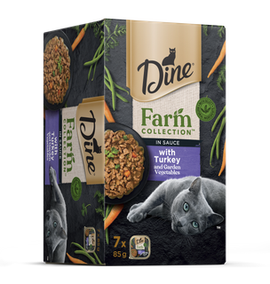 DINE Farm Collection Turkey with Garden Vegetables 85g x 7pack