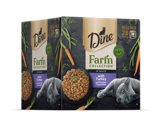 DINE Farm Collection Turkey with Garden Vegetables 85g x 28 pack