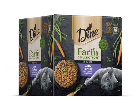 DINE Farm Collection Turkey with Garden Vegetables 85g x 28 pack