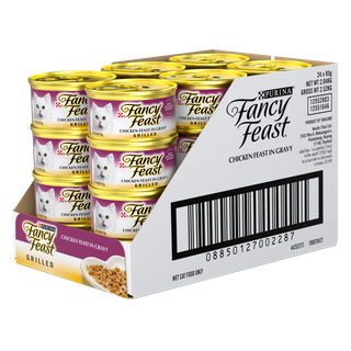 Fancy Feast Grilled Chicken Feast Gravy Gourmet 24X85G
