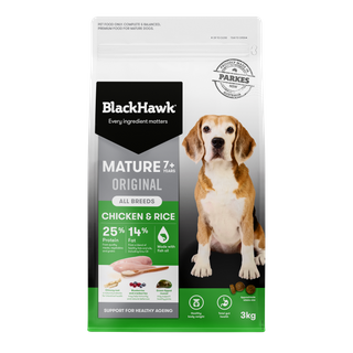 Black Hawk Original Mature Dog Food Chicken & Rice 3kg
