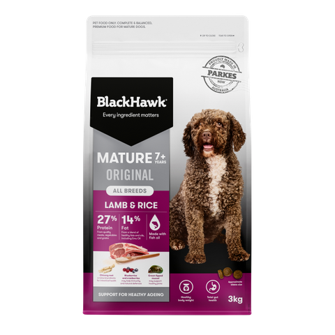 Black Hawk Original Mature Dog Food Lamb & Rice 3kg