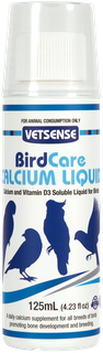 VETSENSE BIRD CALCIUM LIQUID 125ML