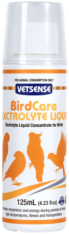 VETSENSE BIRD ELECTROLYTE LIQUID 125ML