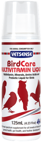 VETSENSE BIRD MULTIVITAMIN LIQUID 125ML