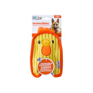 OUTWARD HOUND INVINCIBLES CHICKY YELLOW XSMALL
