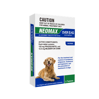 NEOMAX ALLWORMER DOGS OVER 5KG 2TABLETS