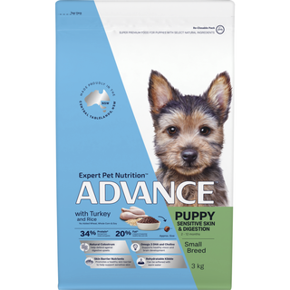 ADVANCE PUPPY SMALL BREED WITH TURKEY & RICE SENSITIVE 3KG