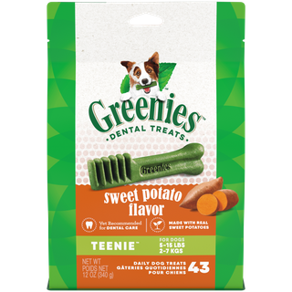GREENIES Canine Sweet Potato Flavored Teenie Dental Treats 340g