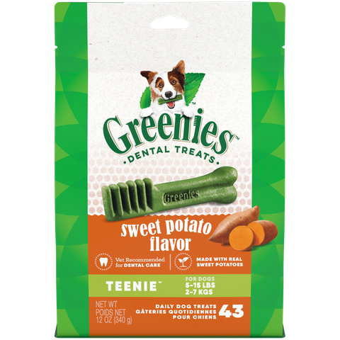 GREENIES Canine Sweet Potato Flavored Teenie Dental Treats 340g