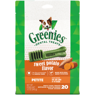 GREENIES Canine Sweet Potato Flavored Petite Dental Treats 340g