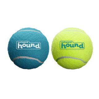 OUTWARD HOUND SQUEAKER BALLZ MLT LARGE 2PK