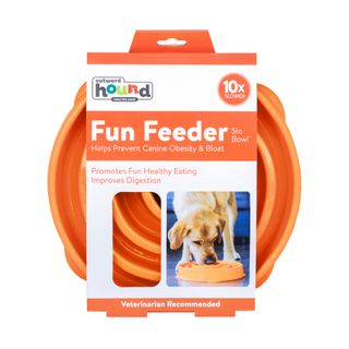 OUTWARD HOUND FUN FEEDER ORANGE