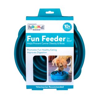 OUTWARD HOUND FUN FEEDER TEAL