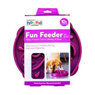 OUTWARD HOUND FUN FEEDER PURPLE