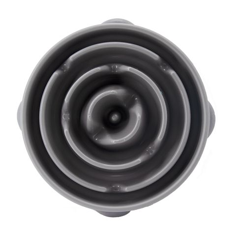 OUTWARD HOUND FUN FEEDER DROP GREY