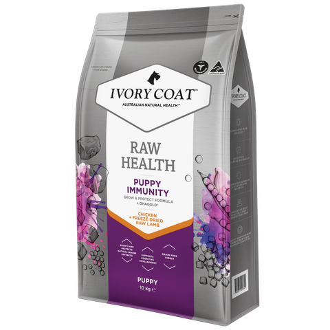 Ivory Coat Raw Health Puppy Chicken Immunity 10kg